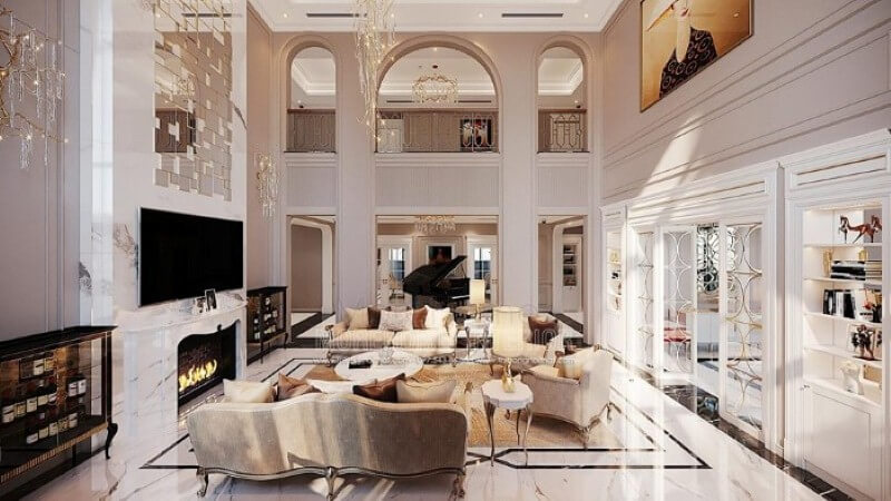 thiết kế nội thất căn hộ Duplex